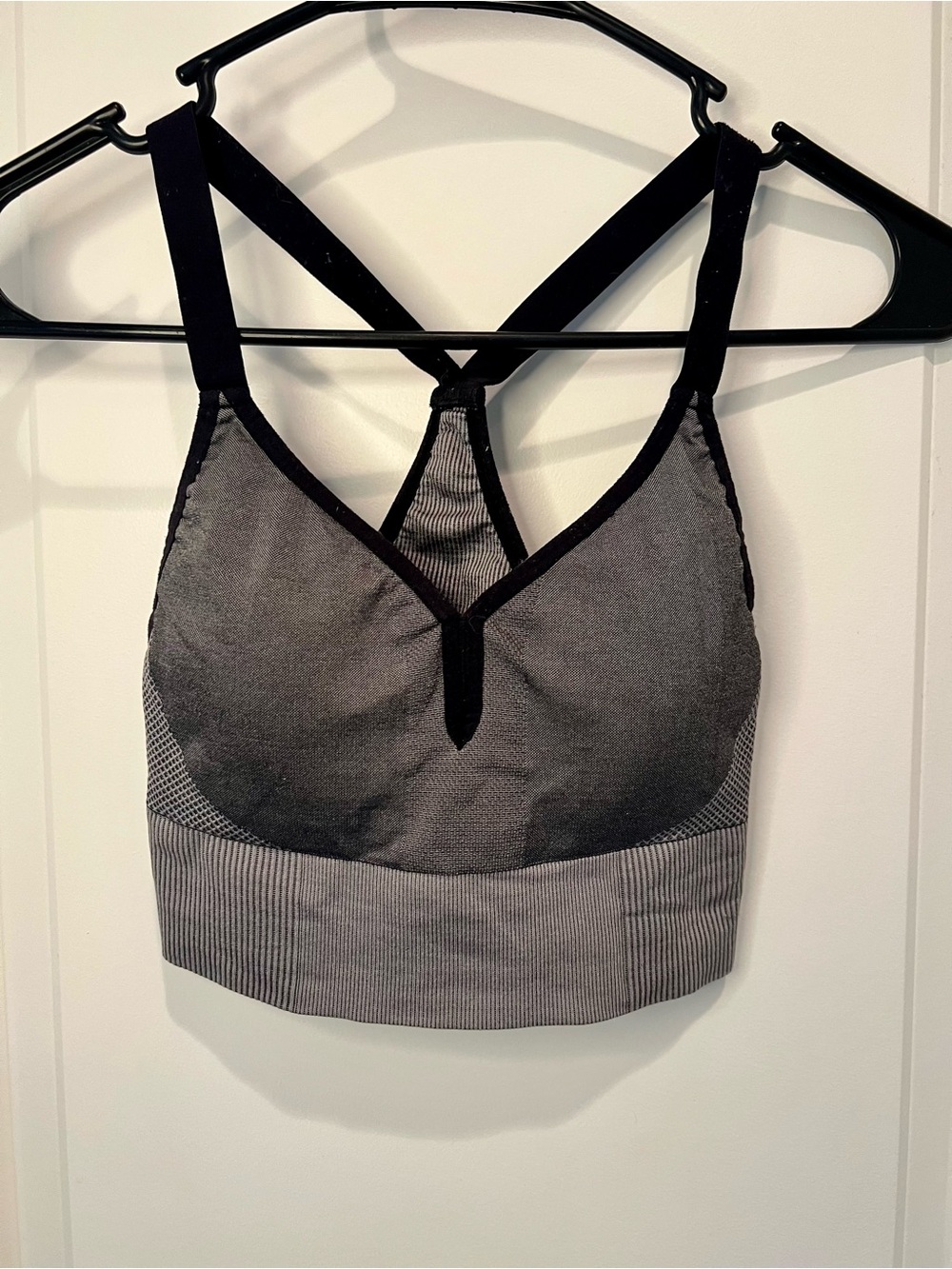 Nike Seamless Gray Padded Sports Bra